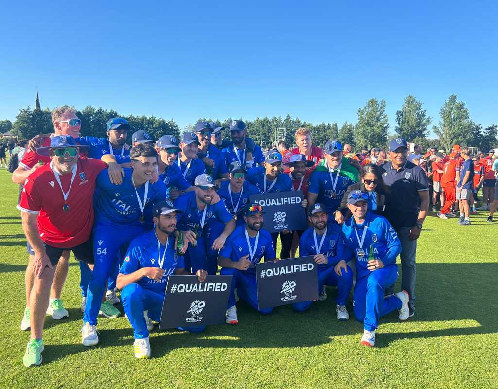 Azzurri rise again - this time, with a cricket bat in hand  
