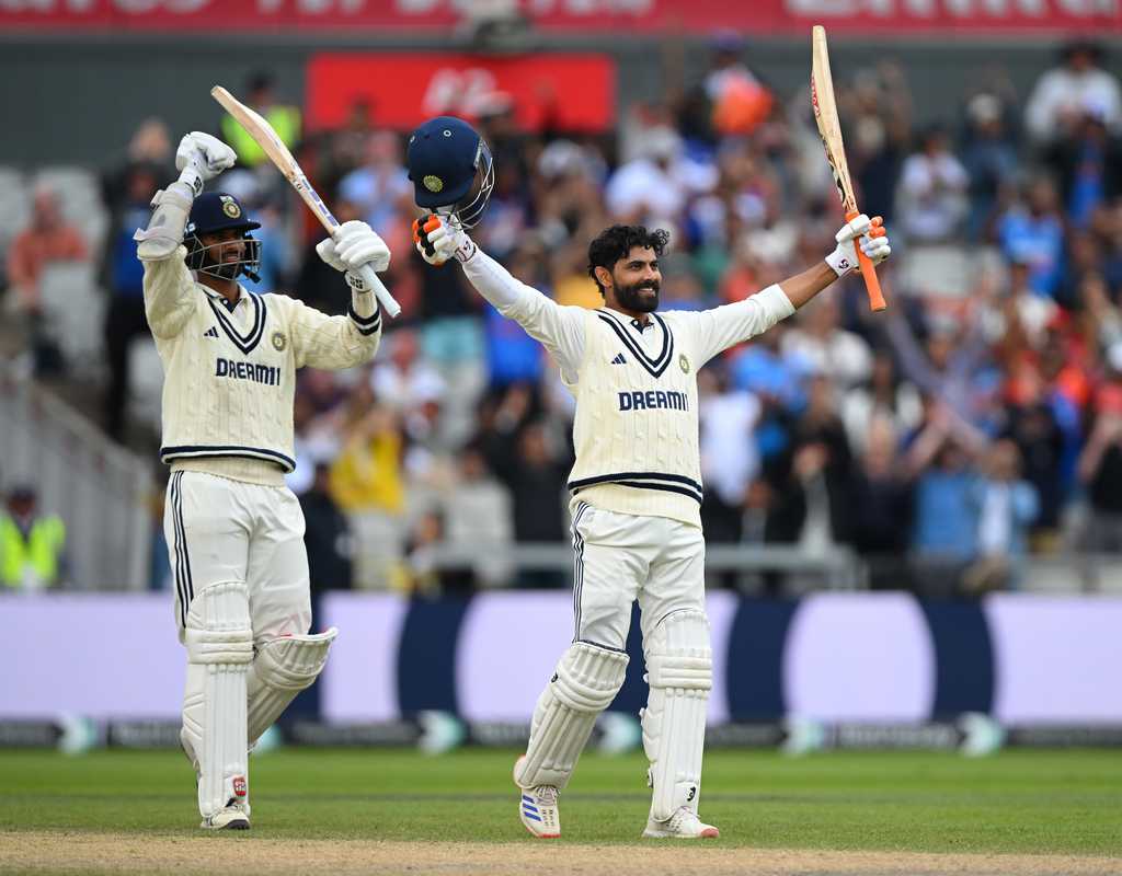 Defiant centurions Gill, Jadeja & Sundar eke out hard-fought draw  