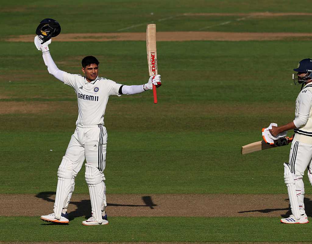 Gill ton, Jaiswal 87 headline India's productive opening day  