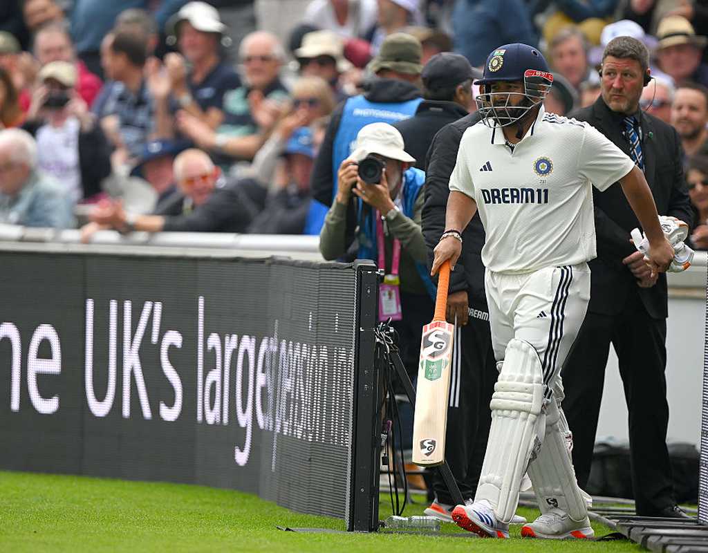 Rishabh Pant's pain-defying fifty stirs Old Trafford  