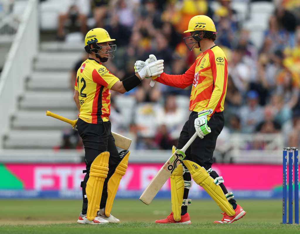 Trent Rockets move to second spot after tense chase  