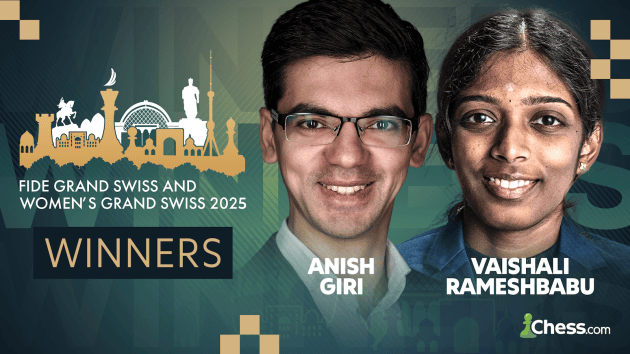 Giri, Vaishali Win Grand Swiss, Join Bluebaum, Lagno In Candidates  