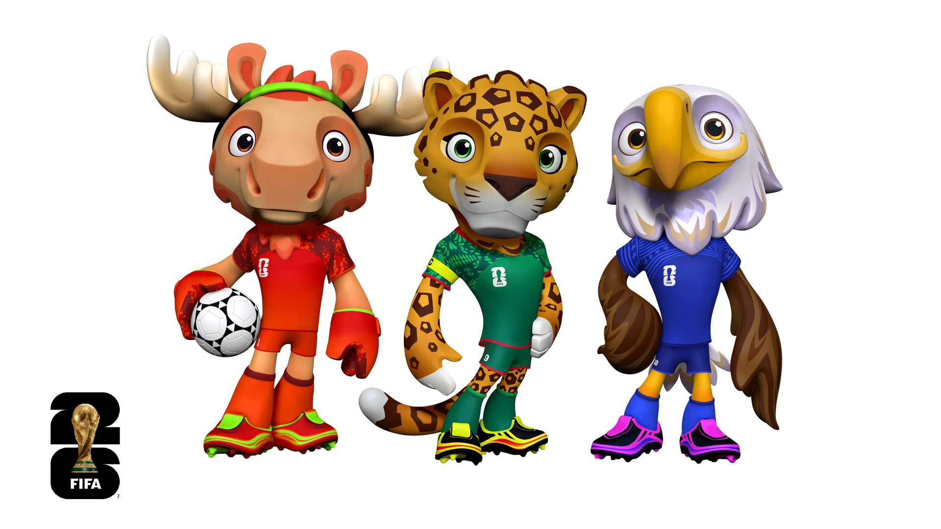 FIFA unveils 2026 World Cup mascots for Canada, Mexico and U.S.  