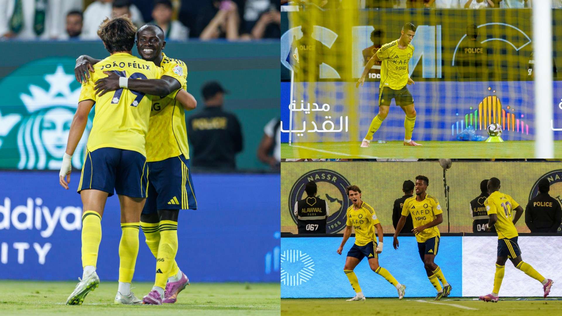 Ronaldo and Felix both score braces as Al-Nassr score FIVE  