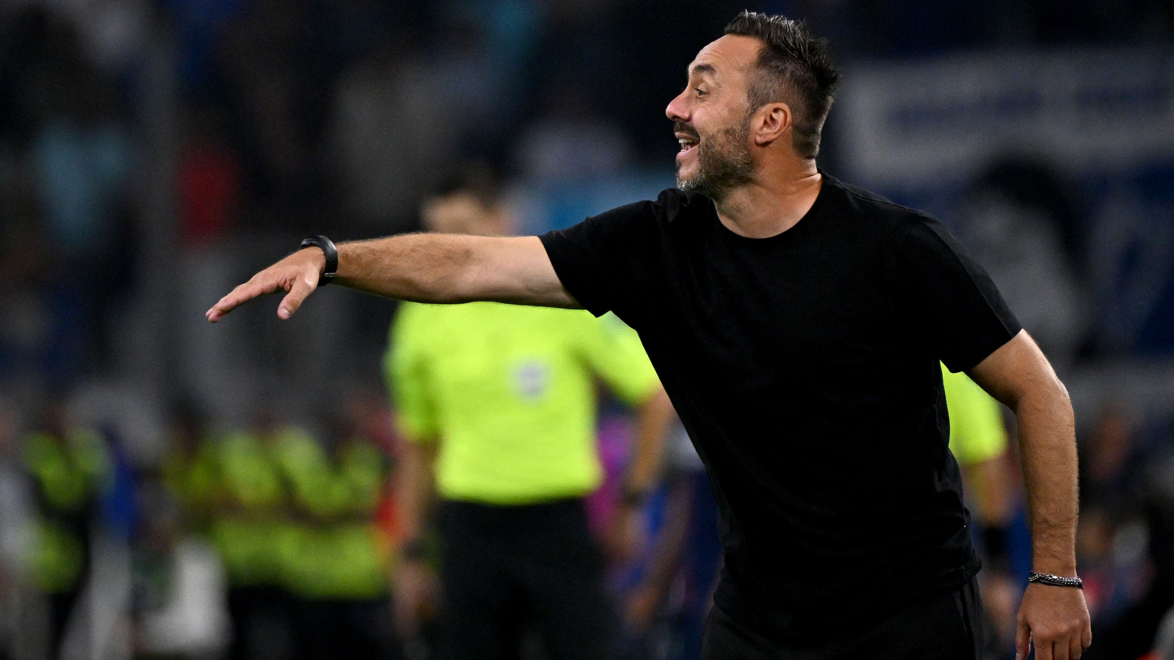 Marseille boss De Zerbi slapped with ban for red card against PSG  