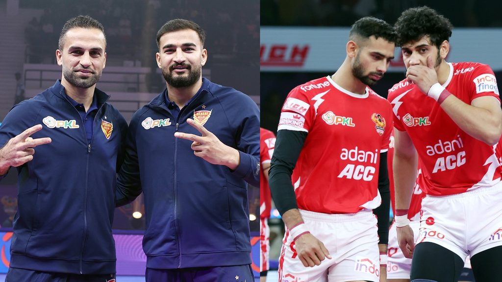 PKL SEASON 12 MATCH 28 PREVIEW: DABANG DELHI K.C. VS GUJARAT GIANTS – ASHU MALIK TAKES ON SHOWSTOPPER SHADLOUI  