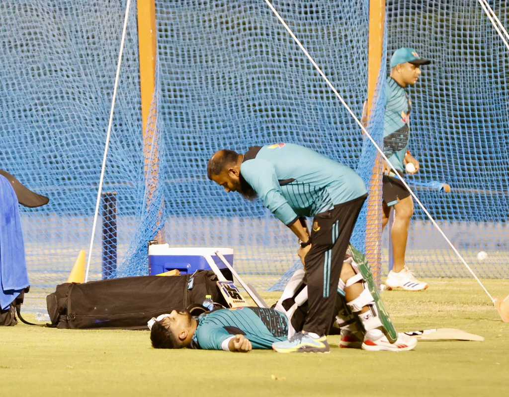 Injury scare for Litton Das ahead of India game  