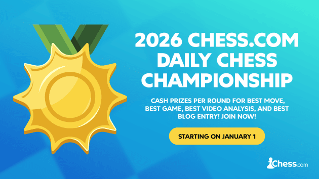 Register Now For the 2026 Daily Chess Championship  