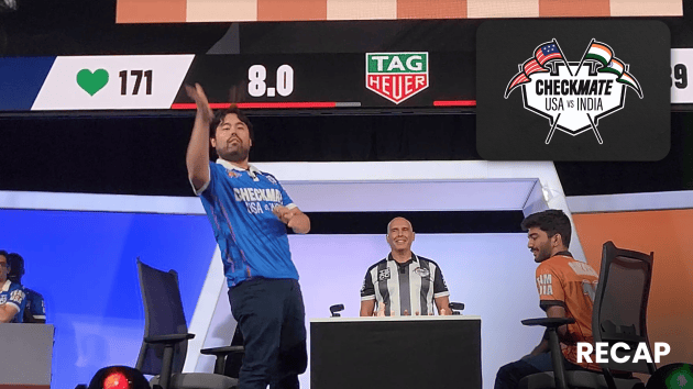 Nakamura Checkmates Gukesh, Electrifies Crowd At Checkmate India vs USA  