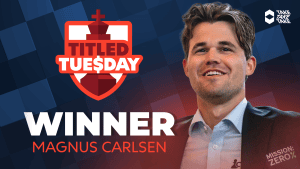 "Daddy Carlsen" Wins Third Titled Tuesday Of Season  