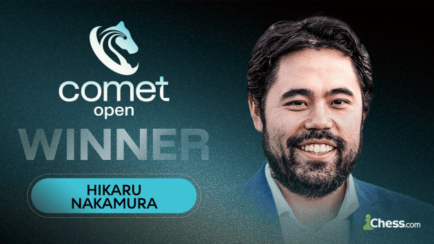 Nakamura Wins 2025 Comet Open  
