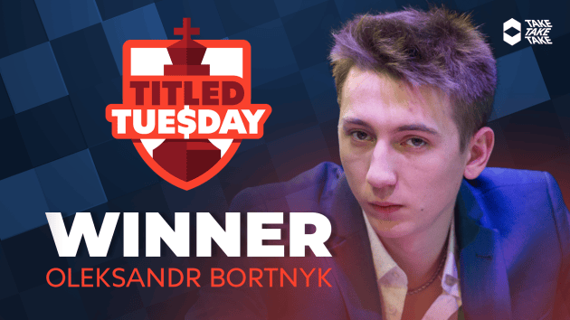 Bortnyk Wins His 1st Titled Tuesday This Year, Dedicates Victory To Naroditsky's Memory  