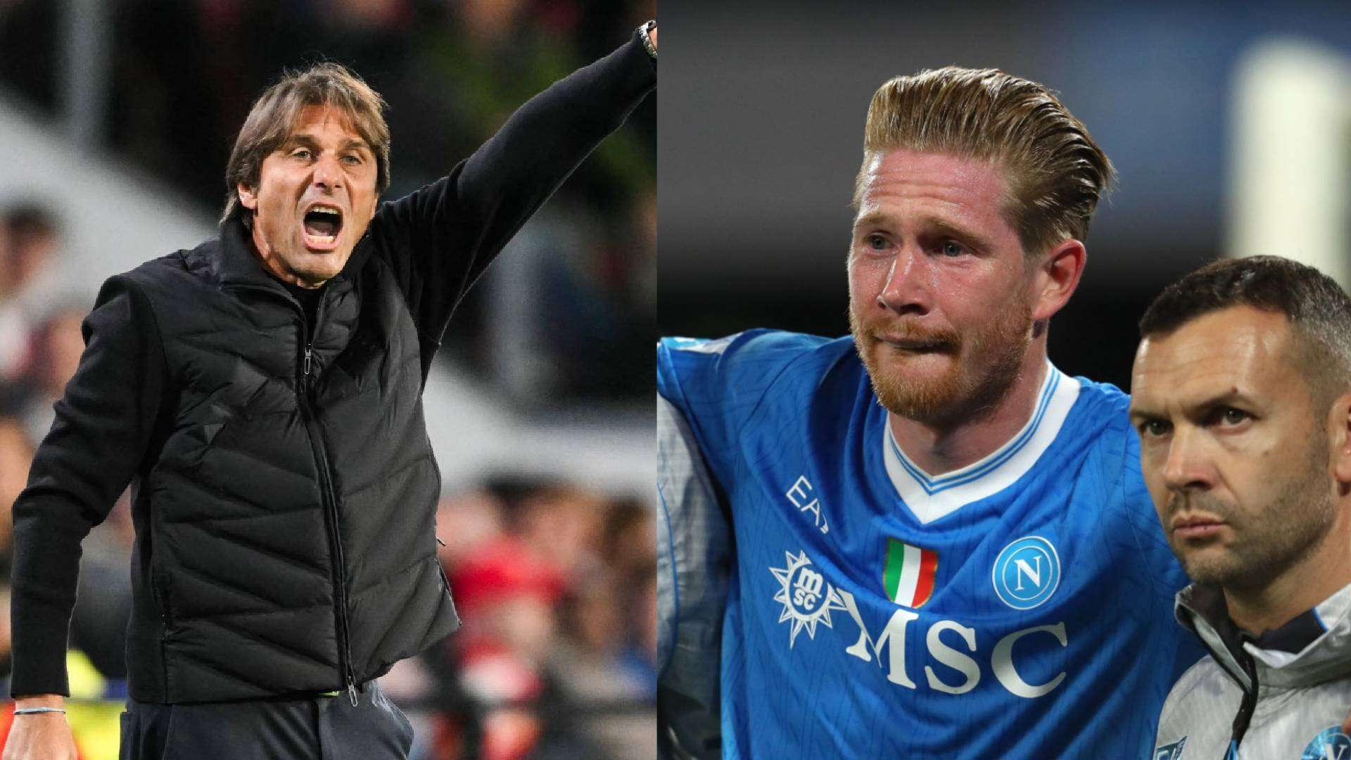 Conte hits out at 'absurd' De Bruyne injury claims  