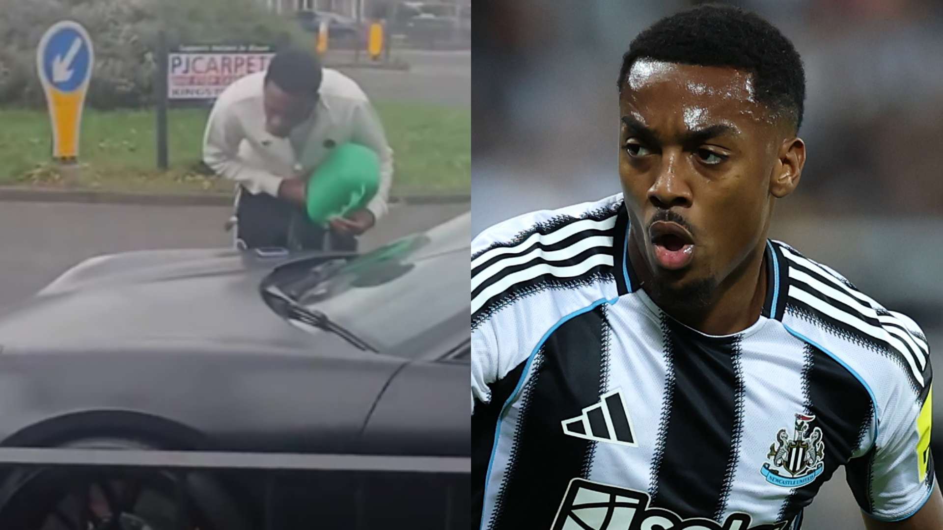 Willock's £200k Porsche runs out of petrol on roundabout  