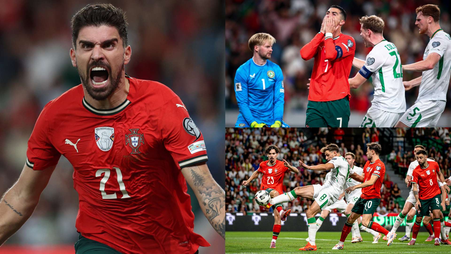 CR7 bailed out! Neves late winner rescues Portugal  
