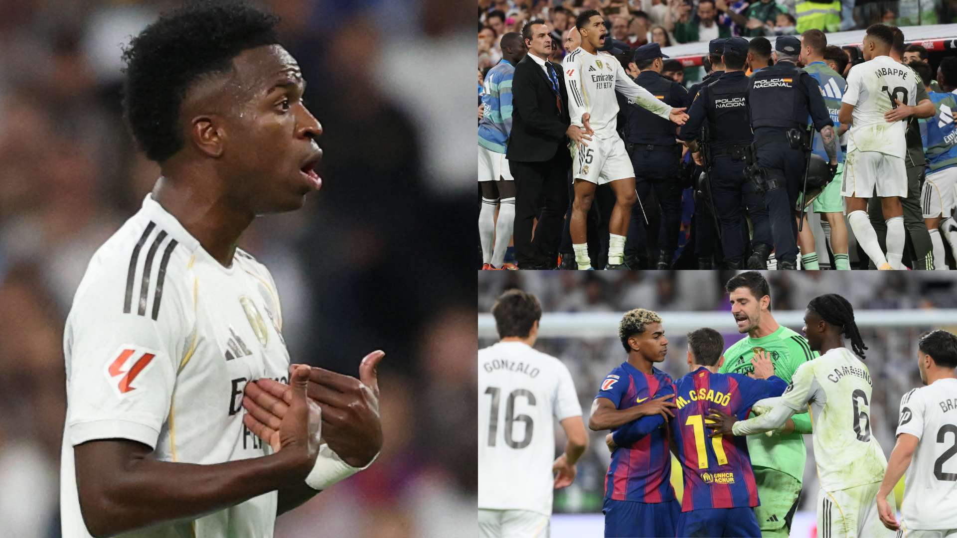 Clasico brawl! Vinicius loses his head & Courtois berates Yamal  