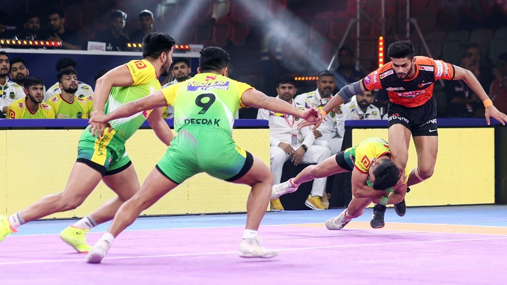 Patna Pirates to face Jaipur Pink Panthers in Eliminator 1 after defence helps them beat U Mumba in Play-in 2  