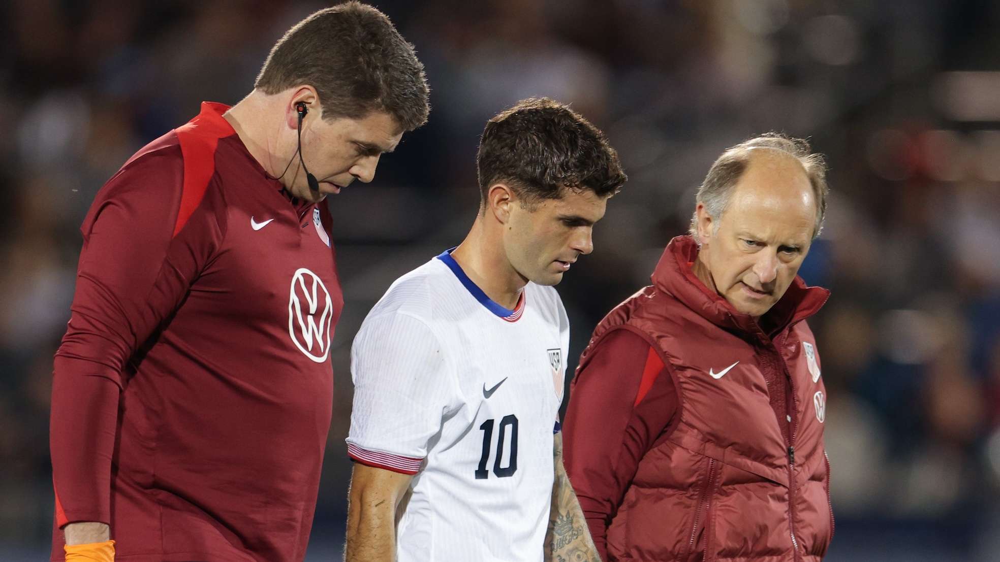 Pulisic suffers hamstring issue on USMNT duty  
