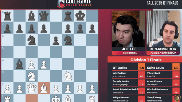 SLU Defeats UTD, Repeats as Collegiate Chess League Champions  