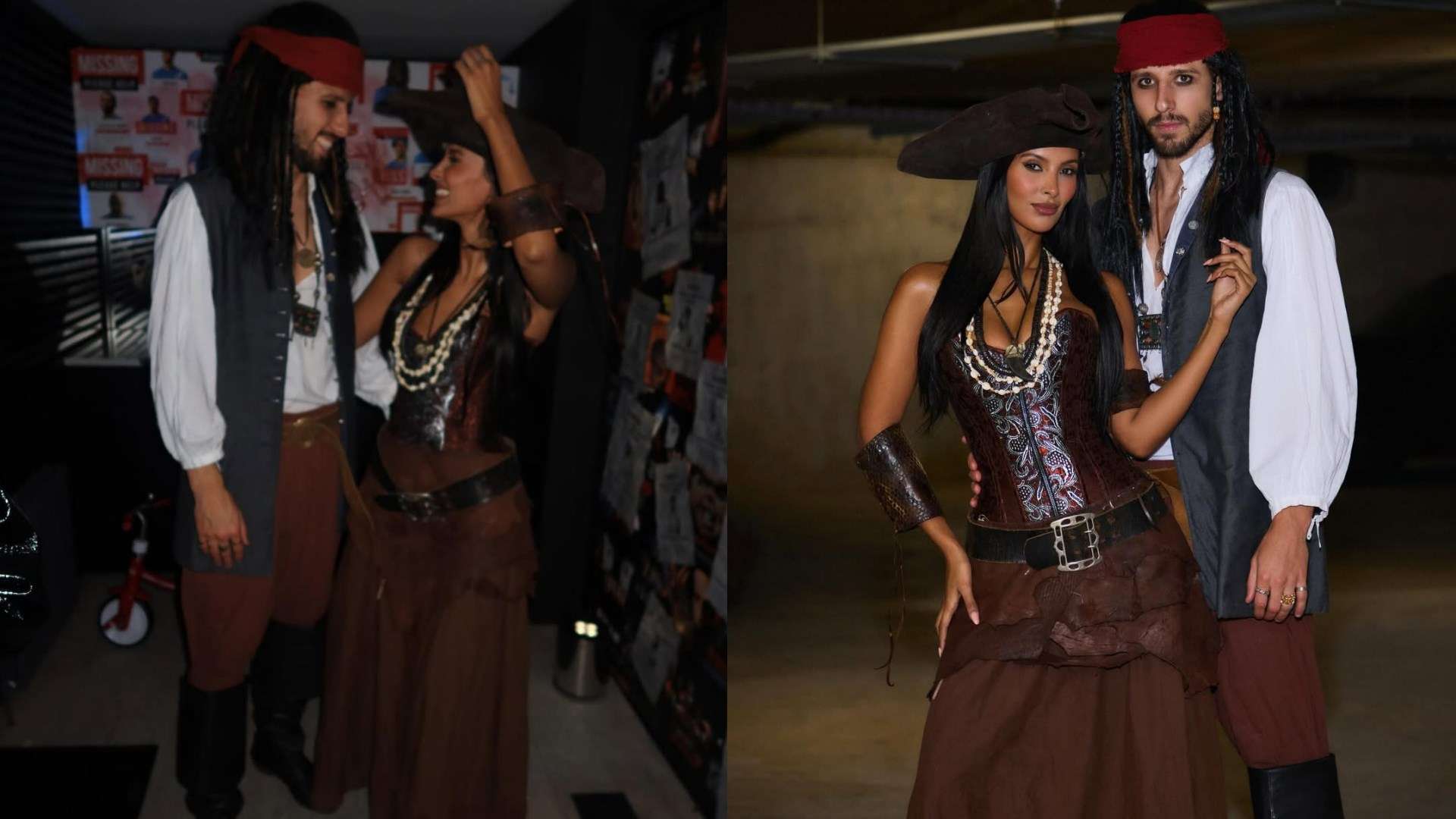 Maya Jama & Dias celebrate Pirates of the Carribbean-themed Halloween  