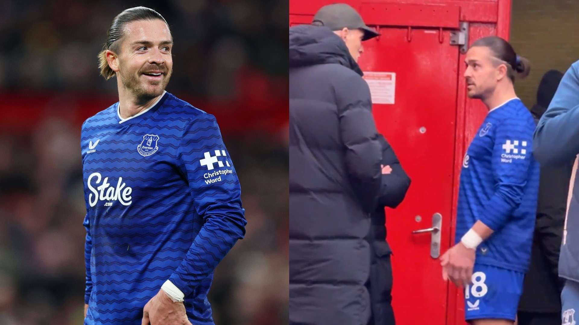 📽️ | Tuchel pulls Grealish for a chat after Everton's win at Man Utd  