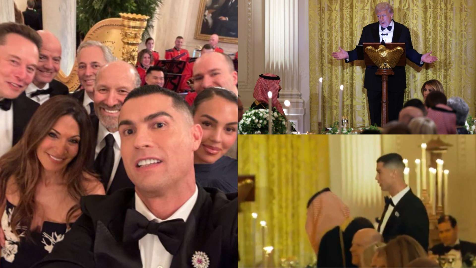 Ronaldo gets special mention from Trump in White House dinner speech  