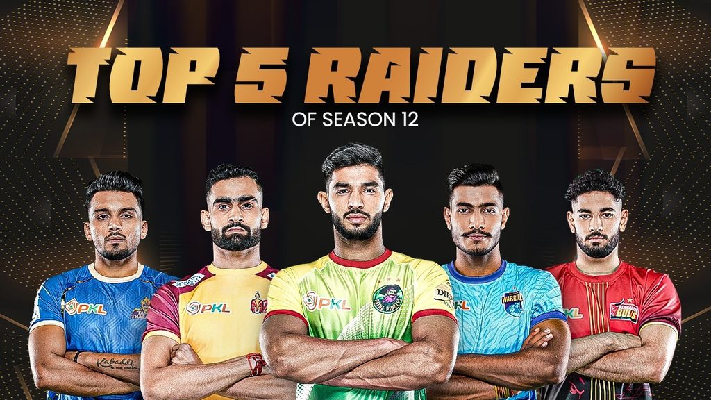 Top 5 Raiders of Pro Kabaddi League Season 12: Ayan and Devank Steal the Spotlight  