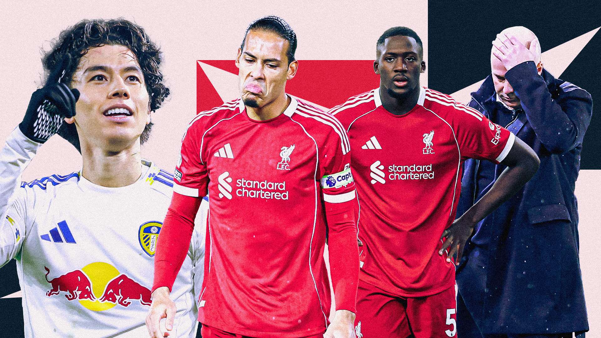 Liverpool fall apart as Konate idiocy sparks Leeds comeback  