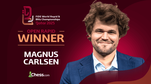 Carlsen, Goryachkina Win 2025 World Rapid Championships  