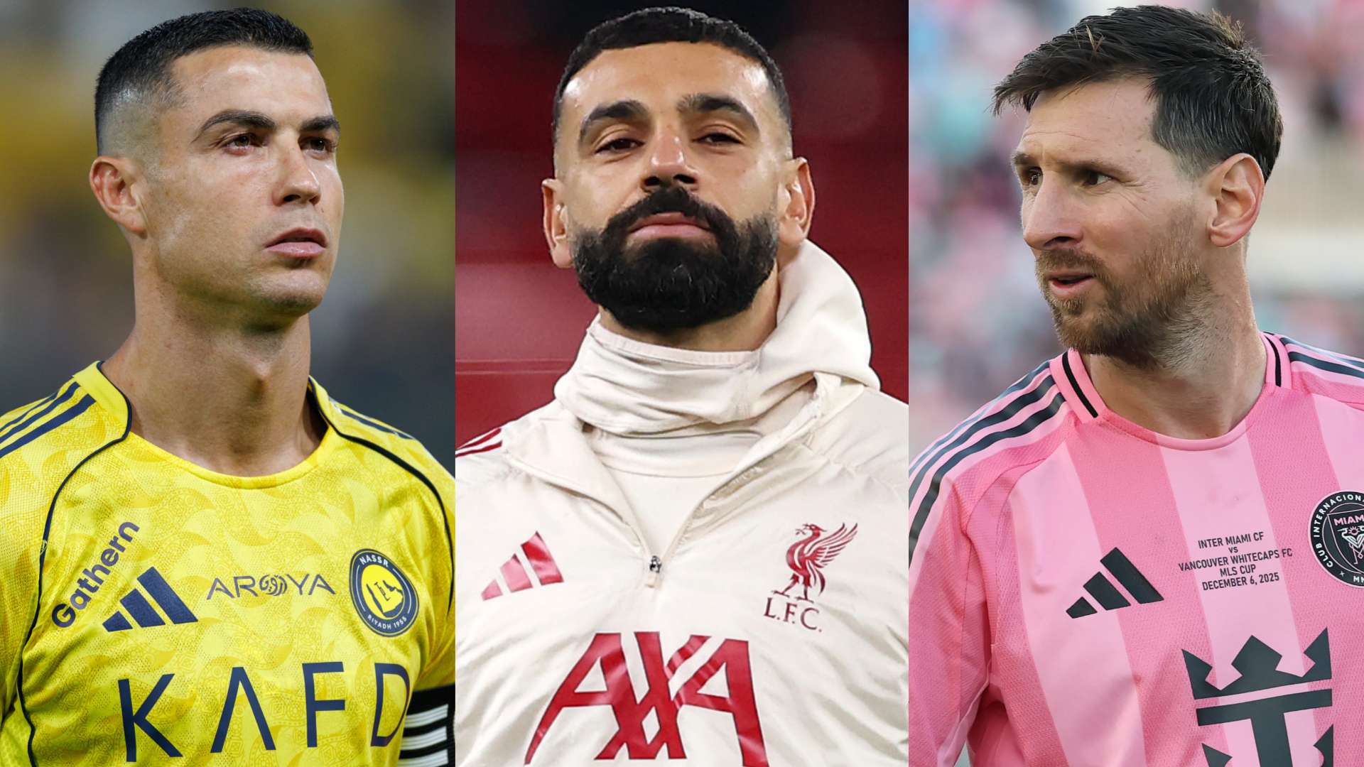 Salah nominated for award previously won by Messi & Ronaldo  