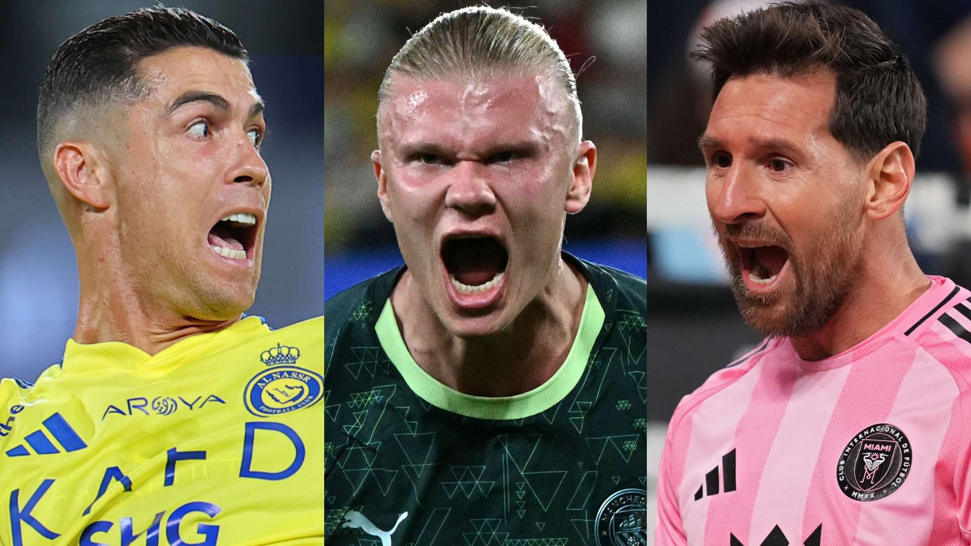 Haaland put in exclusive Messi & Ronaldo-chasing club  