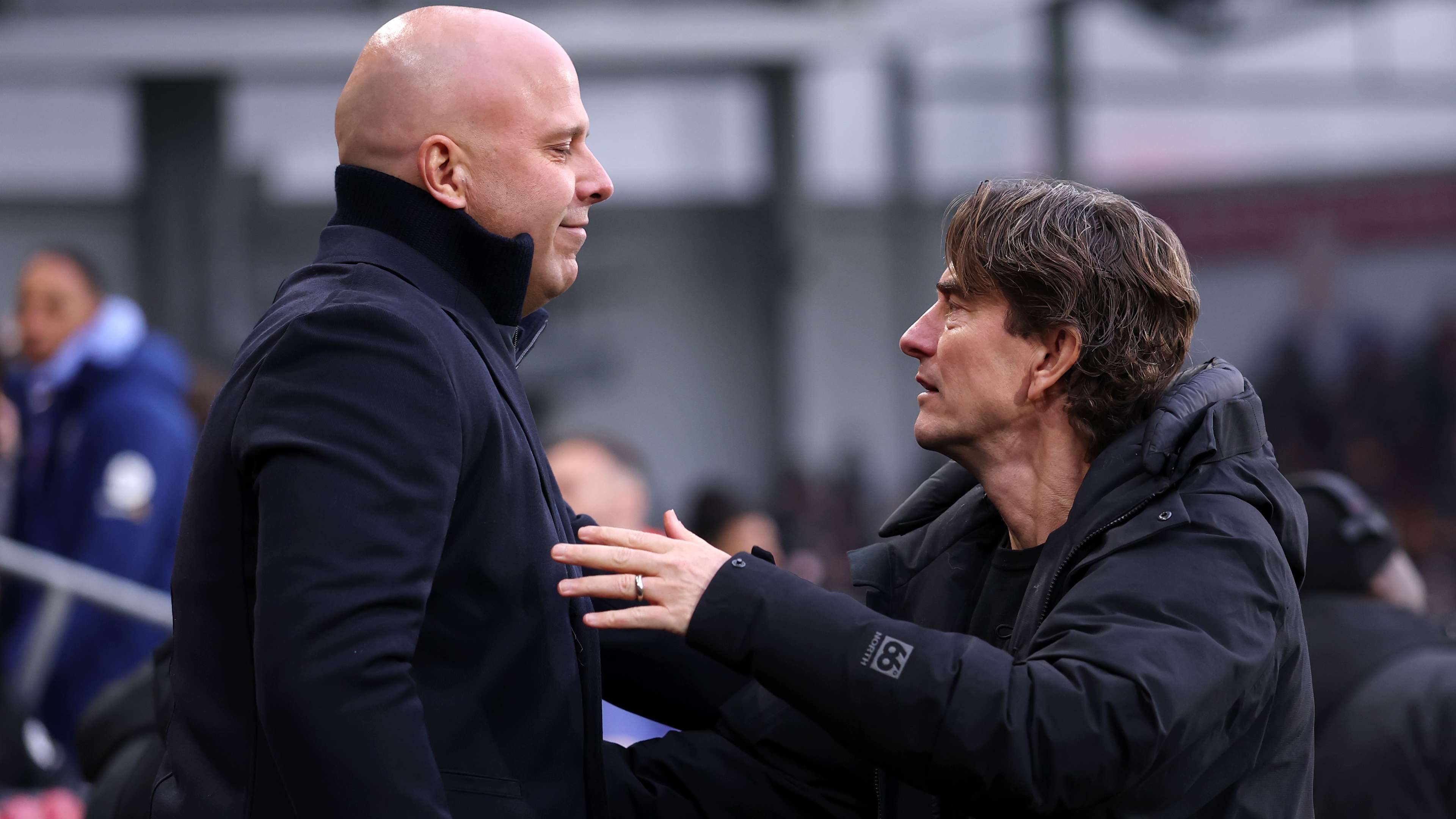 Frank hits back at Slot over 'reckless' Van de Ven comments  