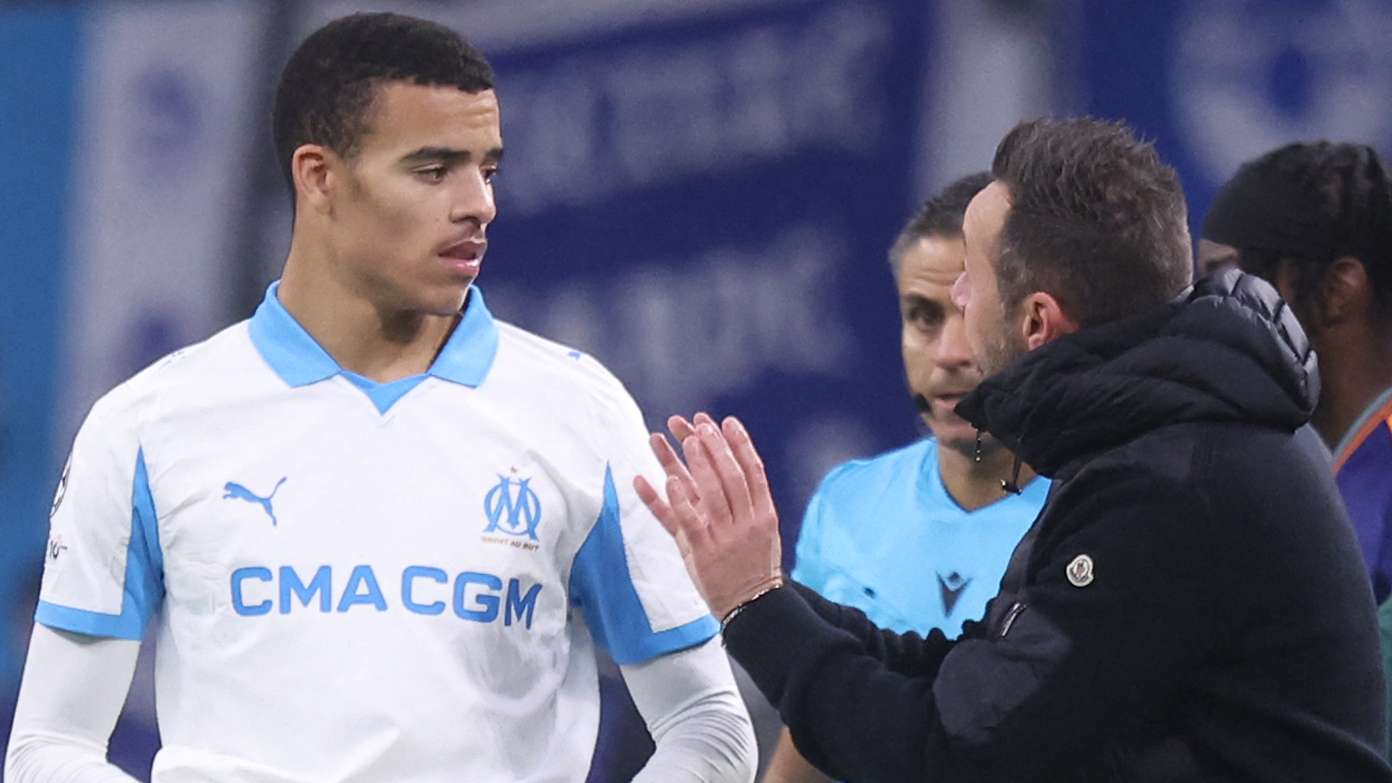 'Very angry' - De Zerbi rages at Greenwood as Marseille lose  