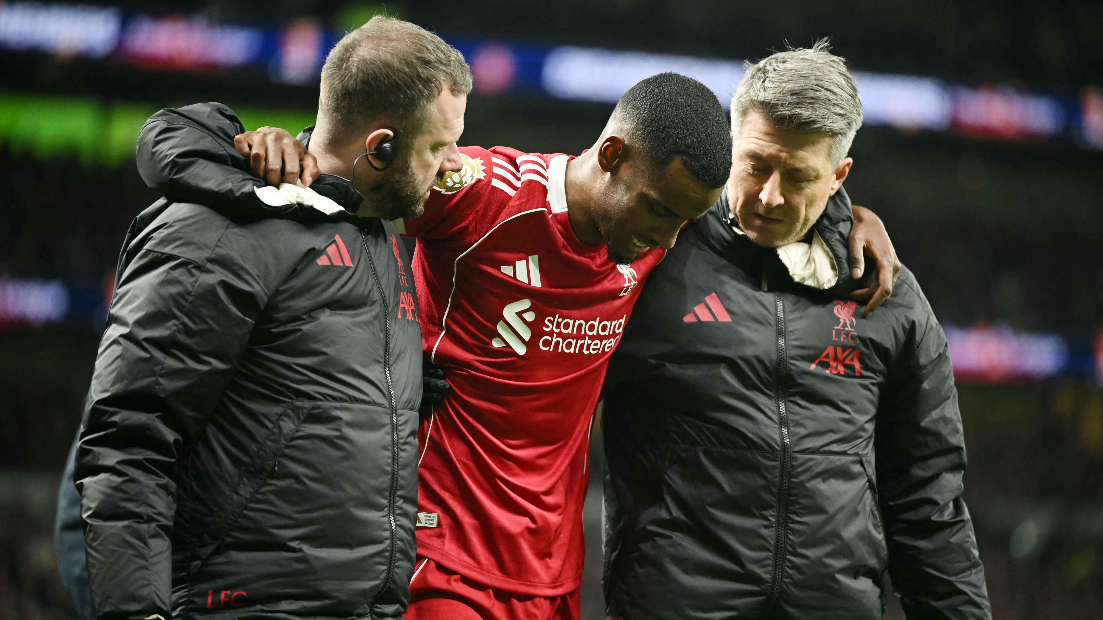 Liverpool fear Isak broke his leg after Spurs goal  