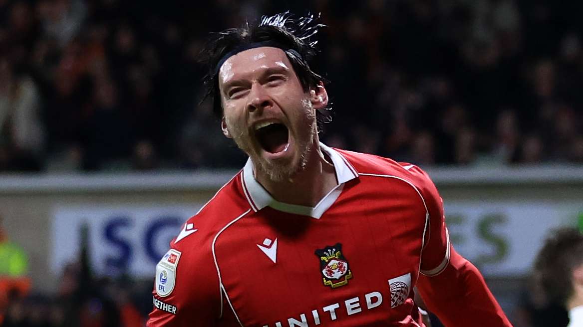 Wrexham's Moore 'delighted' with brace against former club  