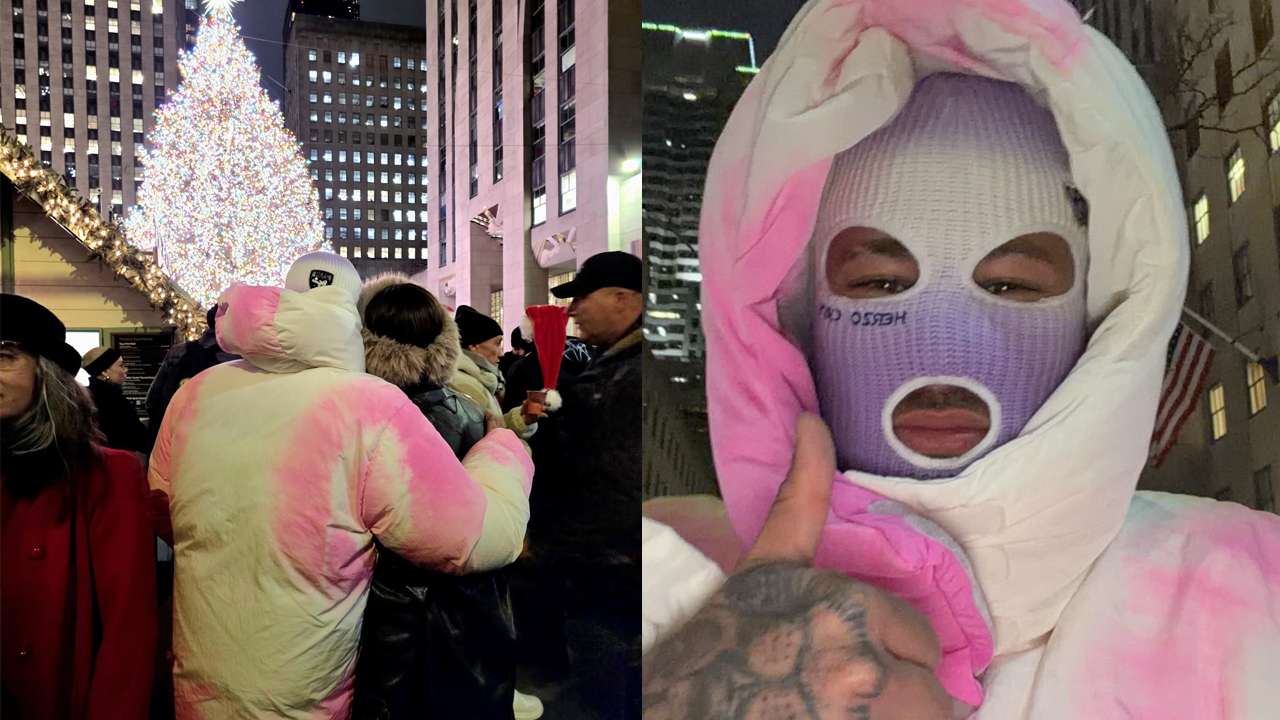 Neymar goes incognito in balaclava as he jets off on New York break  