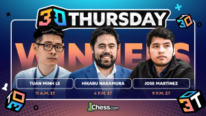 Martinez Nearly Perfect In 3 0 Thursday, Minh Le, Nakamura Also Win  