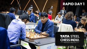 Anand, Niemann Lead Open; Yip Leads Women's  