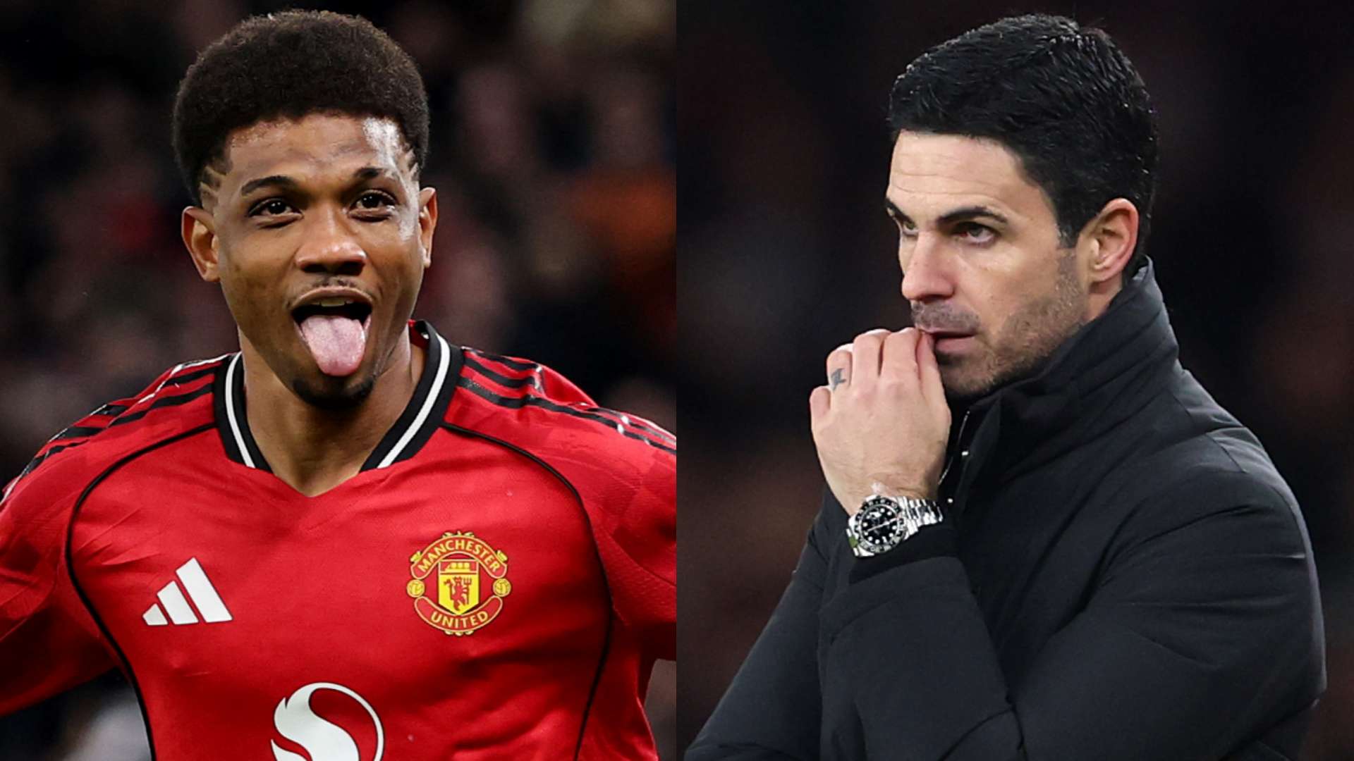 Man Utd star Amad openly mocks Arteta's Arsenal tactics  