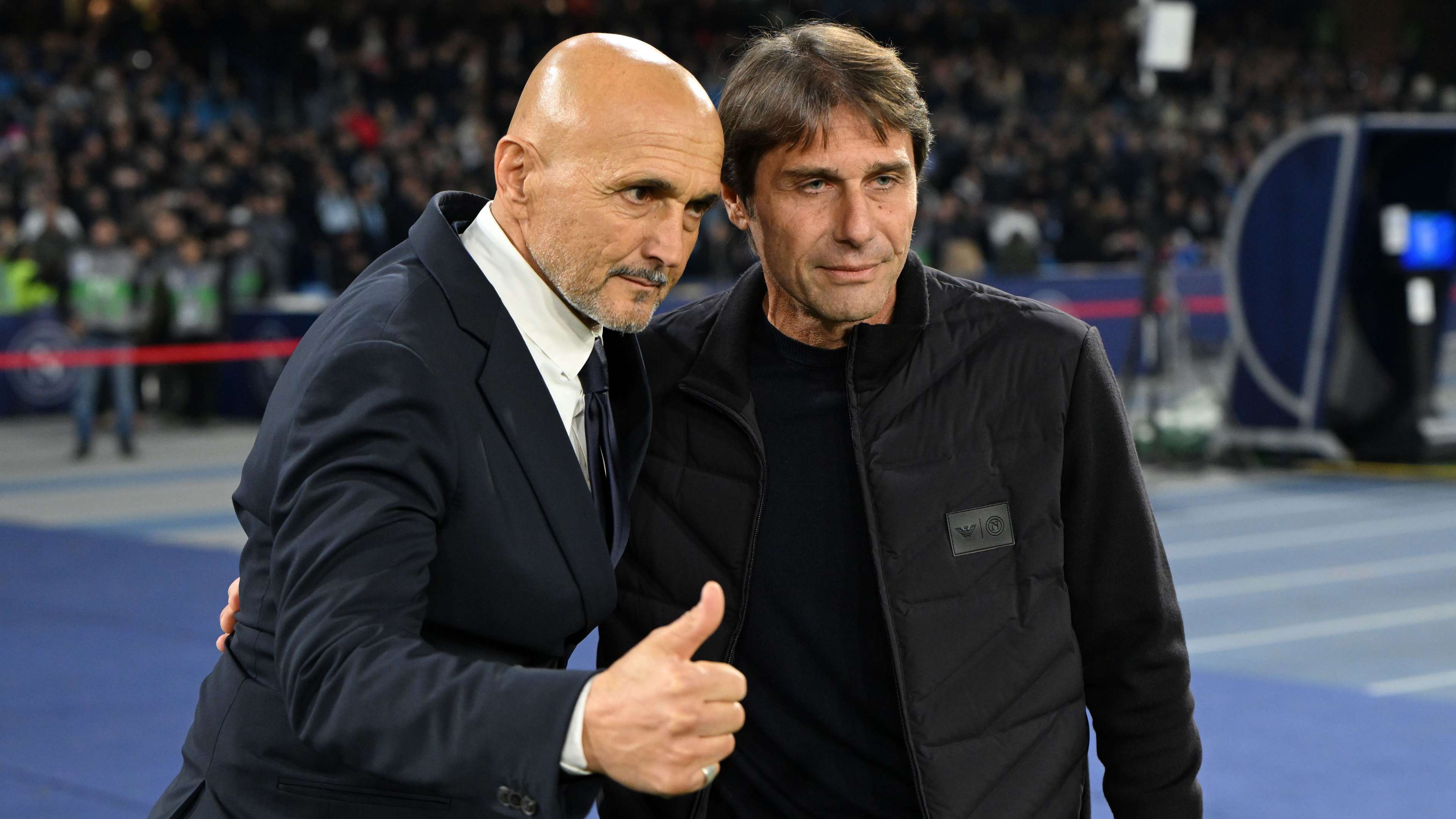 'Can't say that!' - Furious Conte bites back at Spalletti  