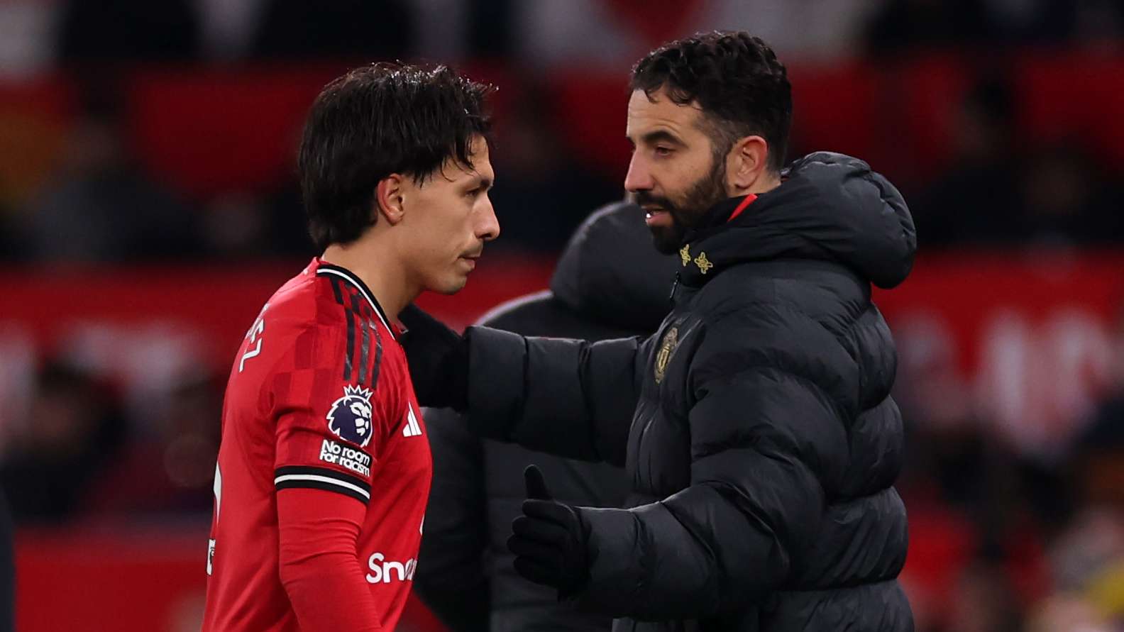 Amorim & Martinez 'squared up' in 'intense' Man Utd training row  