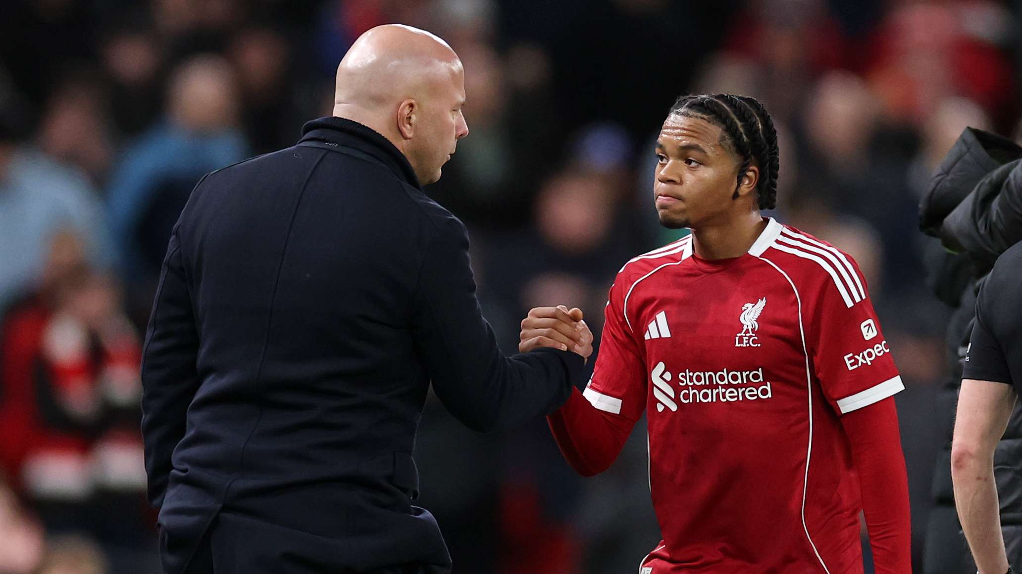 Slot issues update on Ngumoha after 17-year-old's injury scare  