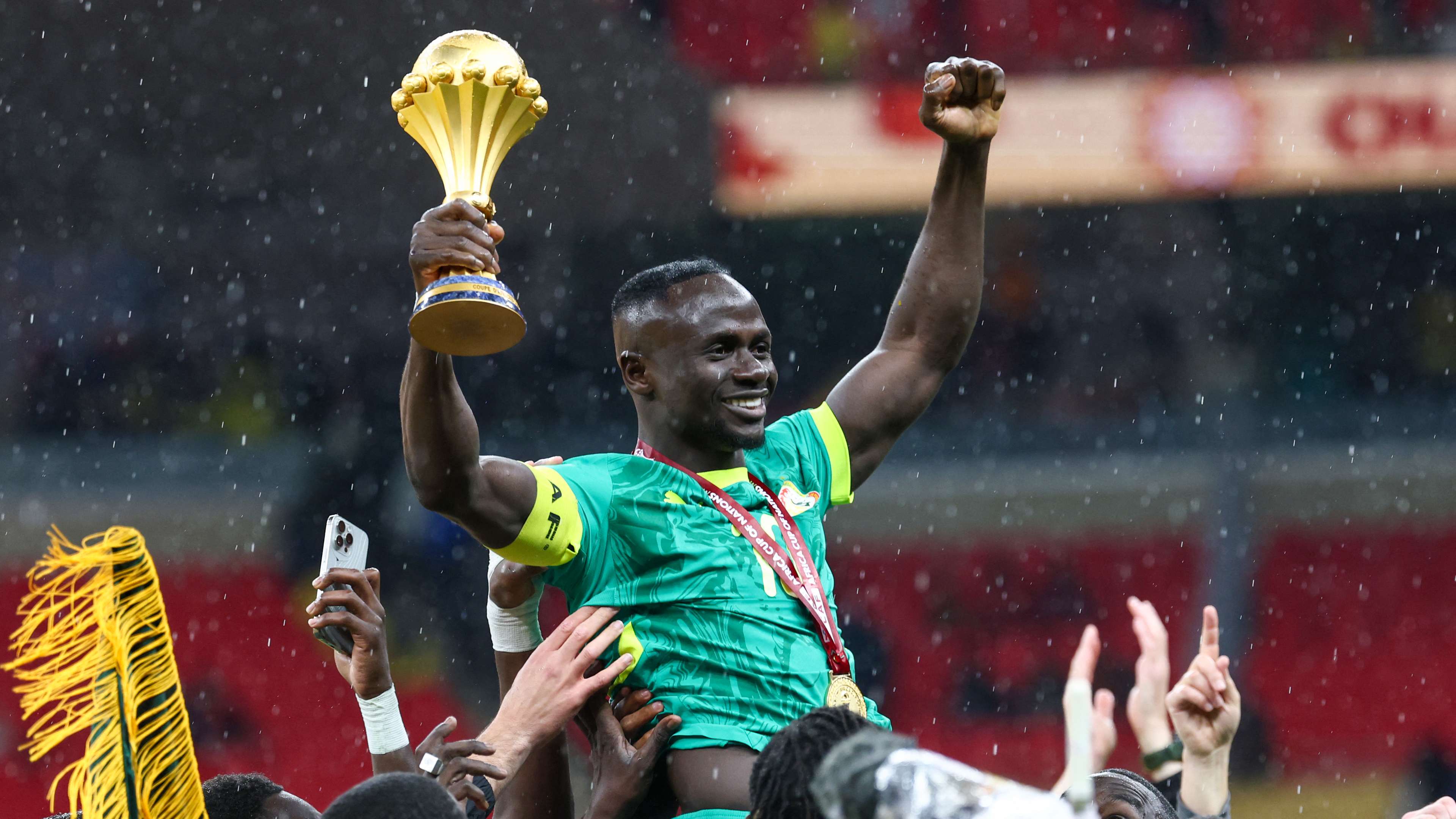 📽️ | Ronaldo & Co. give Mane hero's welcome after AFCON triumph  