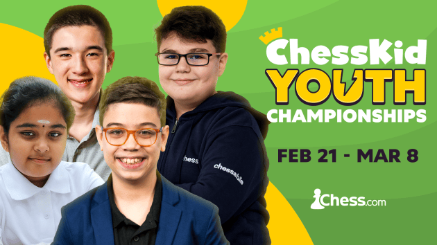 Prodigies Collide In Upcoming ChessKid Youth Championships Starting February 21  