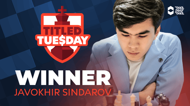 Sindarov Joins Carlsen With Second Titled Tuesday Win Of 2026  