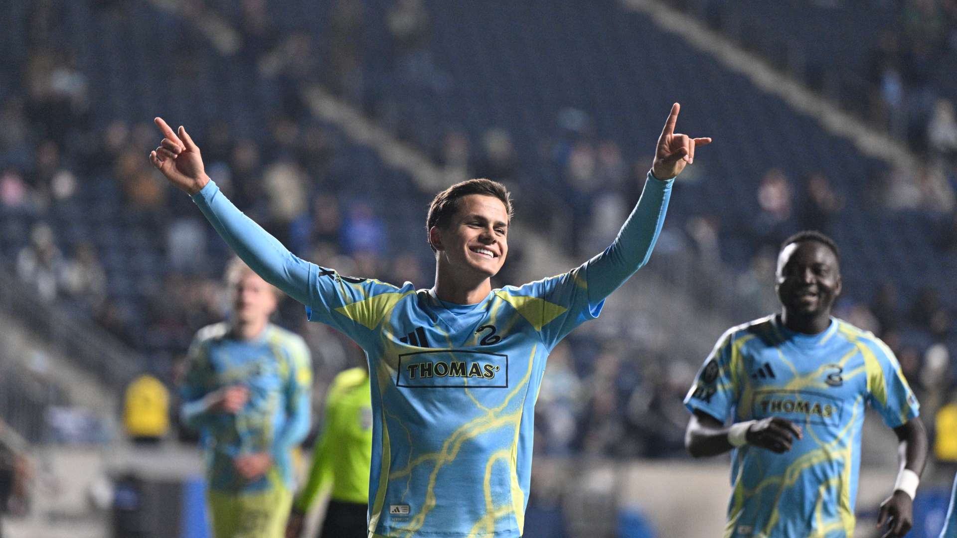 WATCH: Cavan Sullivan scores first Union goals, assists twice in win  