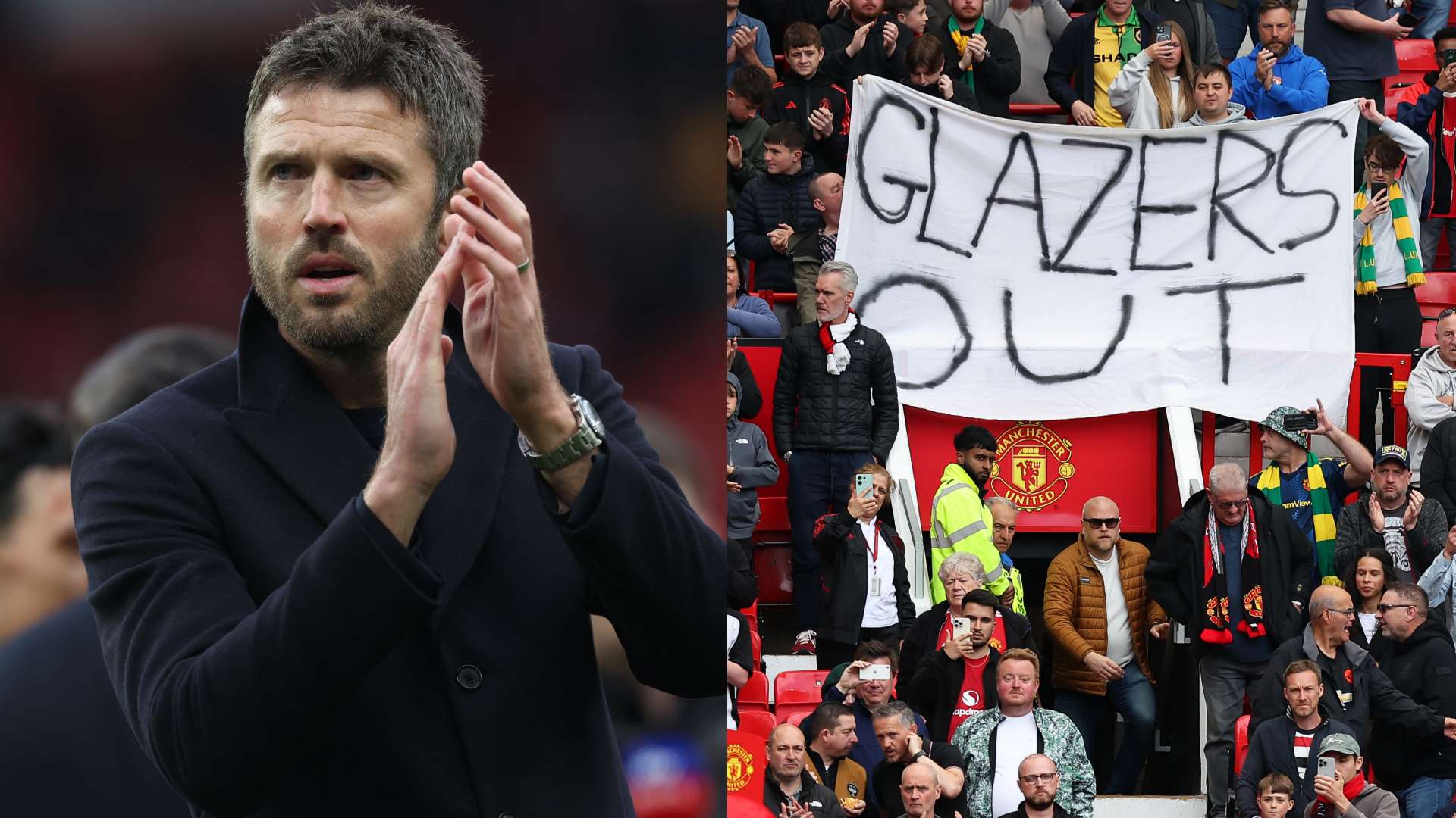 Carrick backs Man Utd fans ahead of anti-Glazer protest  