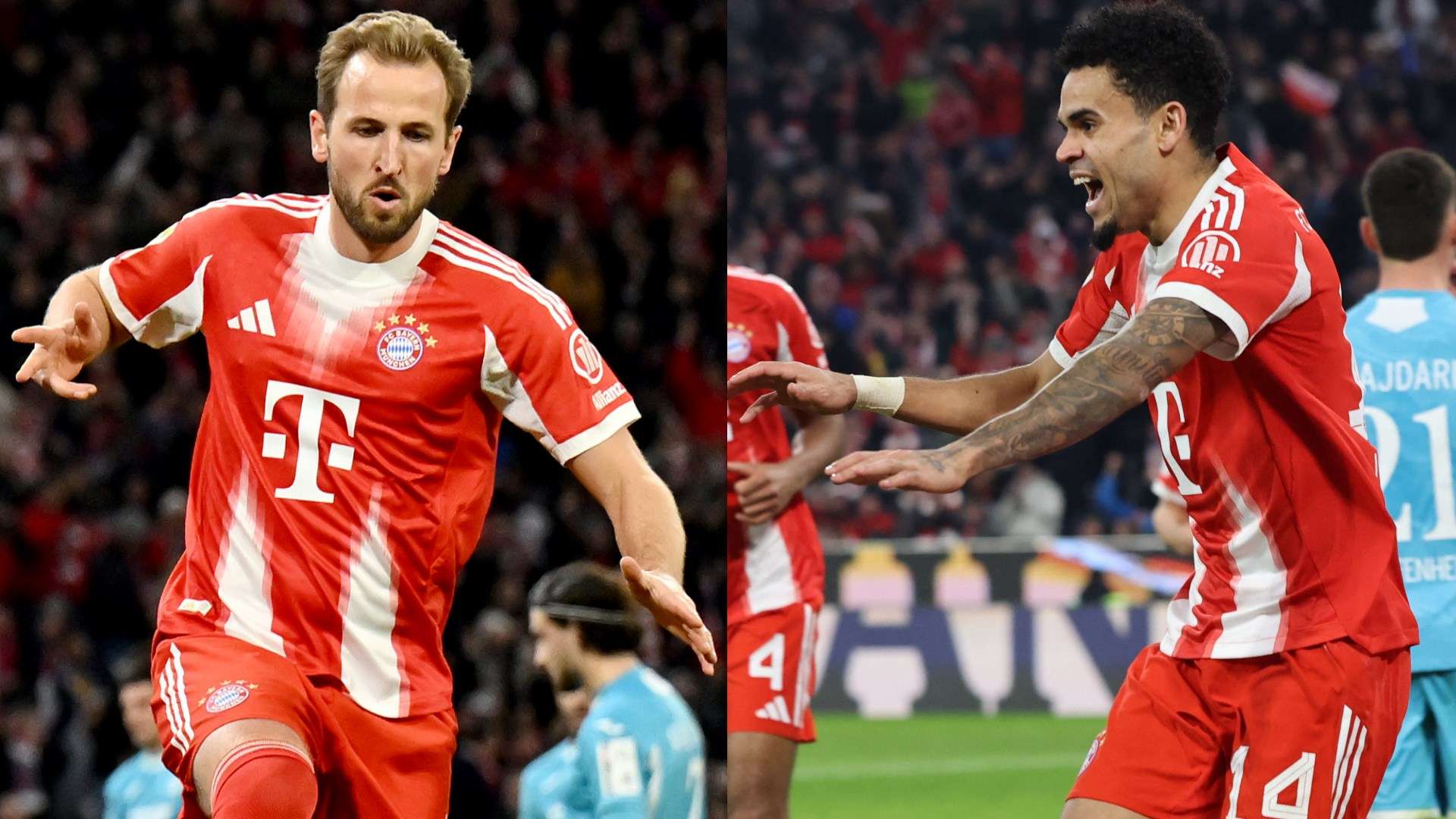 Hat-trick hero Diaz & ice-cool Kane get Bayern back on track  