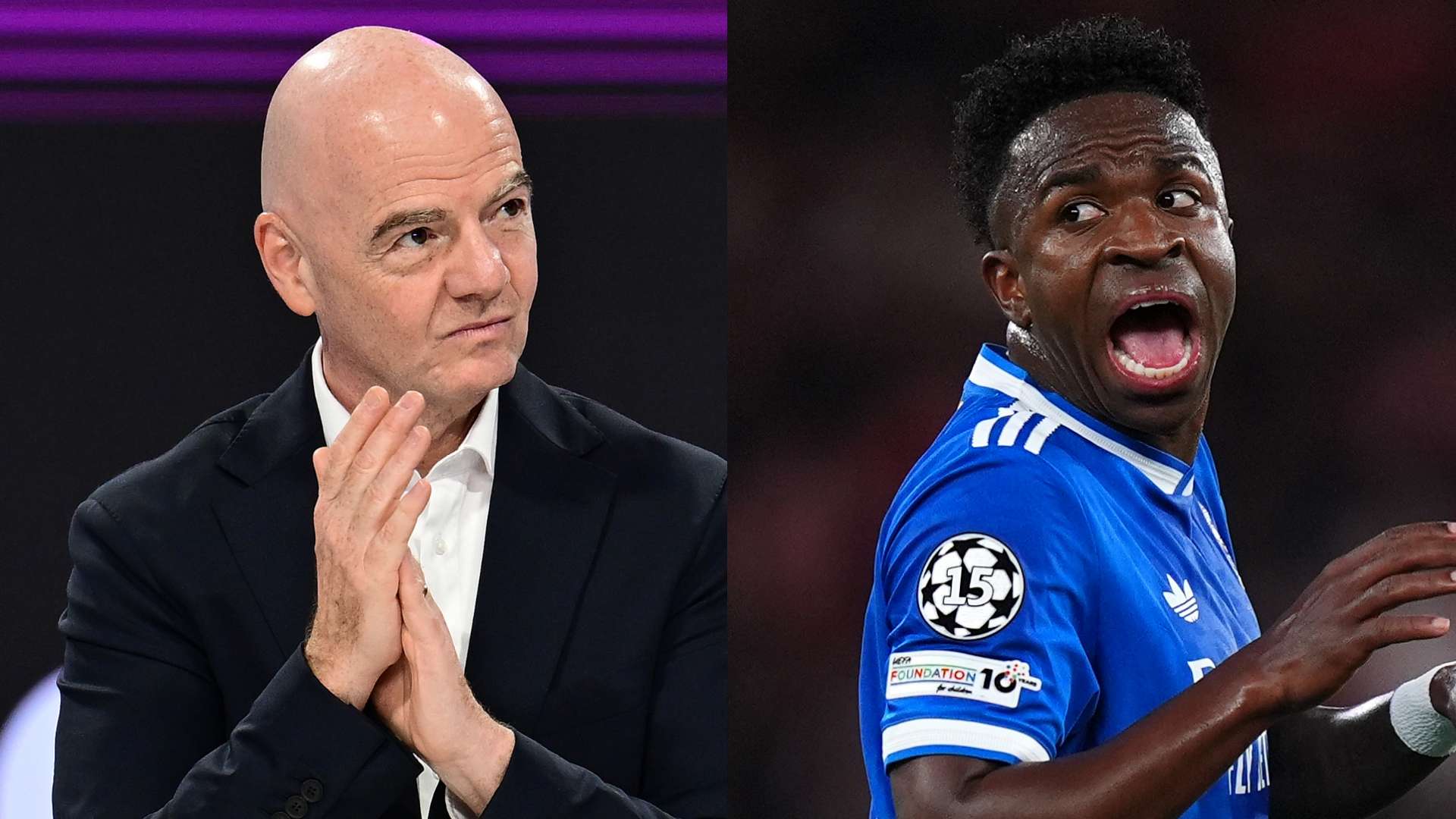 Infantino 'shocked and saddened' by Vinicius racial abuse allegations  