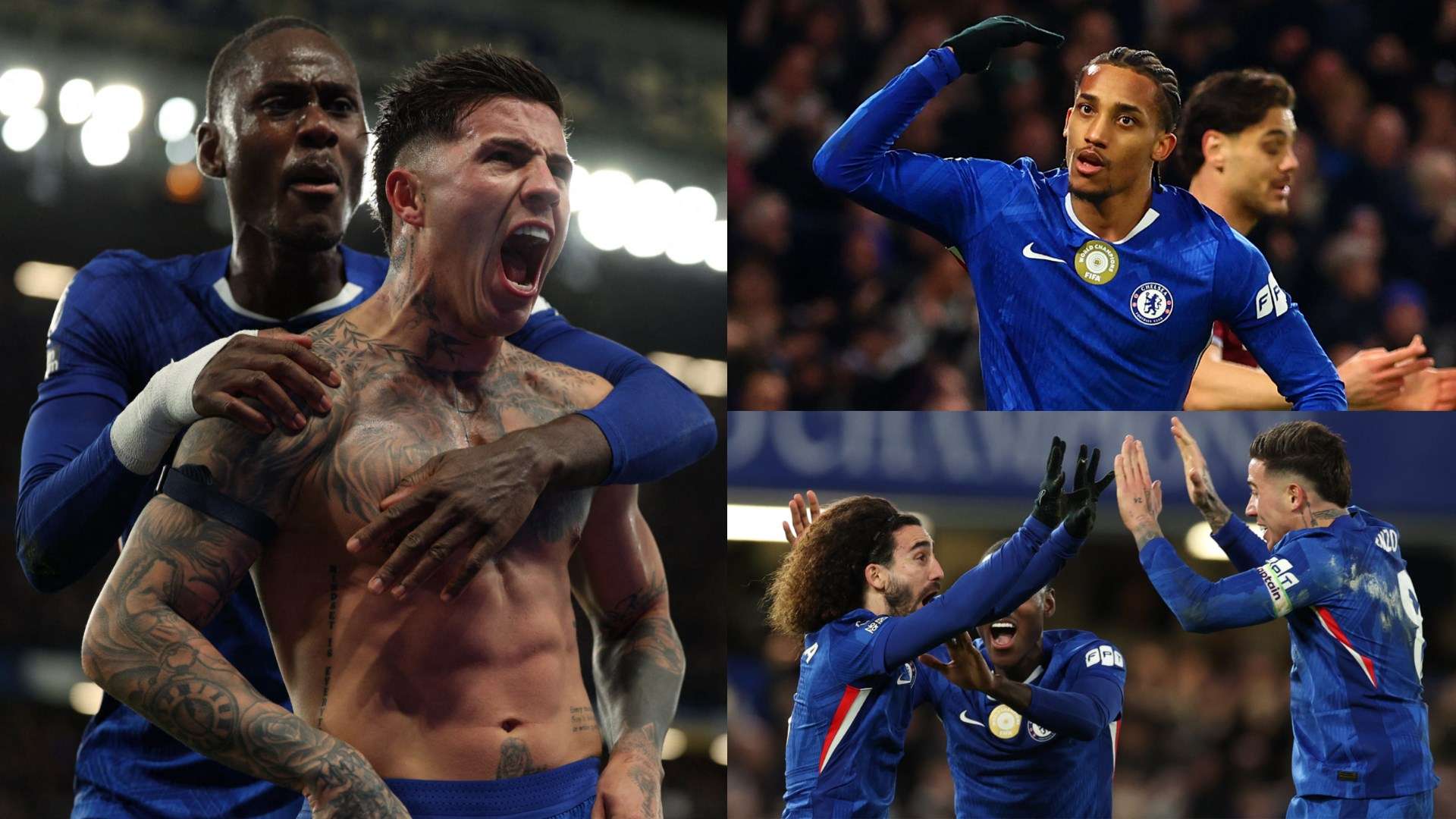 Barmy at the Bridge! Enzo raises the roof as Chelsea make history  